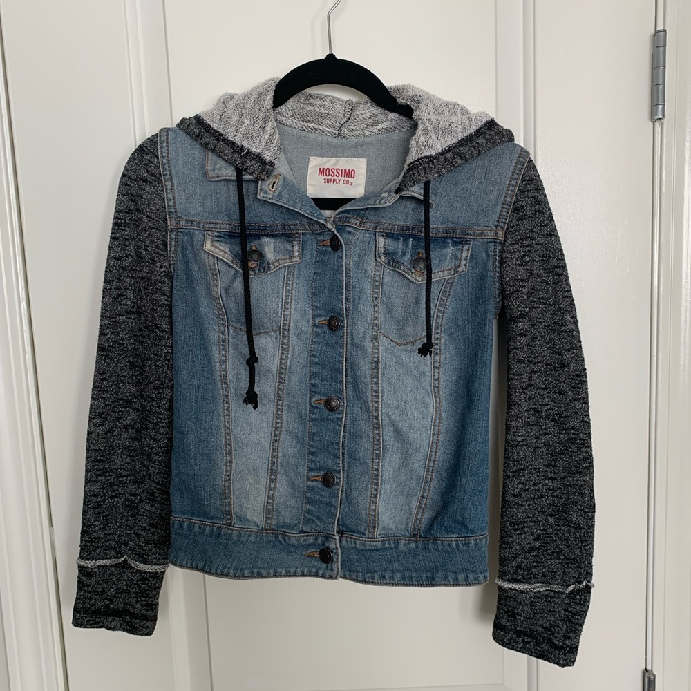 Mossimo Supply Co. Jean Jacket with hood